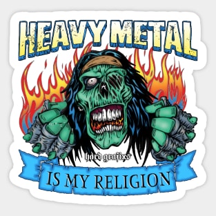 \m/ Heavy Metal \m/ by Hard Grafixs© Sticker